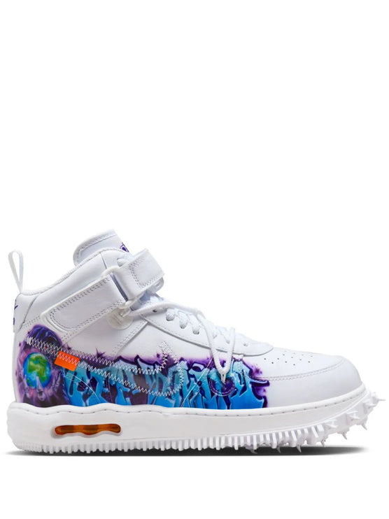 Nike Air Force 1 Mid Off-White Graffiti White